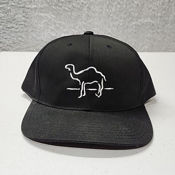 Vintage 90s Camel Cigarette Black Snapback Hat - Picture 2 of 11